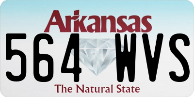 AR license plate 564WVS