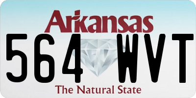 AR license plate 564WVT