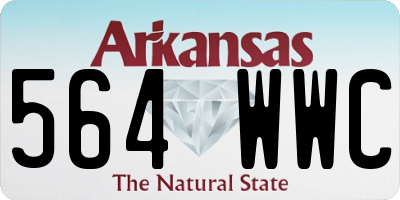 AR license plate 564WWC