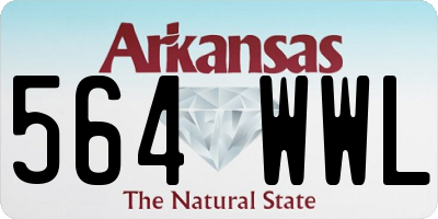 AR license plate 564WWL