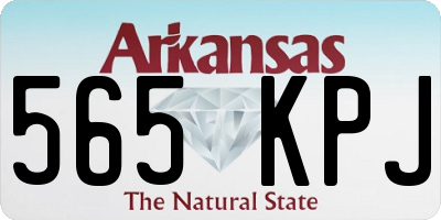 AR license plate 565KPJ