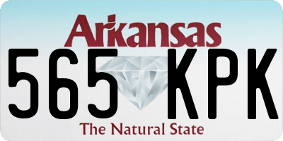 AR license plate 565KPK