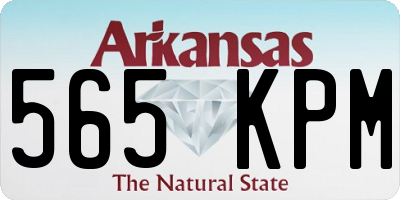 AR license plate 565KPM