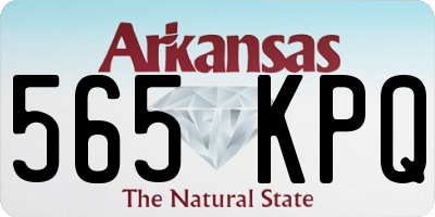 AR license plate 565KPQ