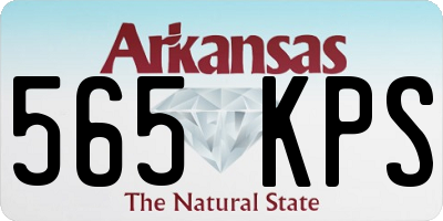AR license plate 565KPS