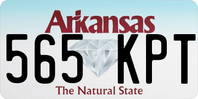 AR license plate 565KPT