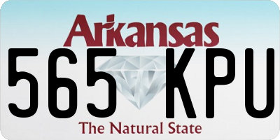 AR license plate 565KPU