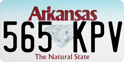 AR license plate 565KPV
