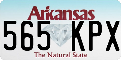 AR license plate 565KPX