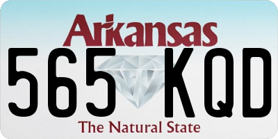 AR license plate 565KQD