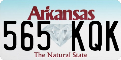 AR license plate 565KQK