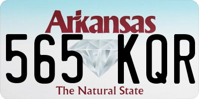 AR license plate 565KQR