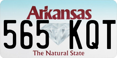 AR license plate 565KQT