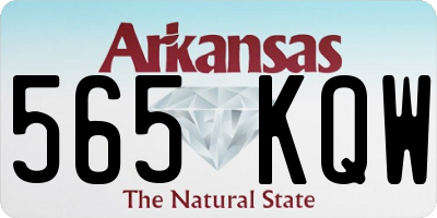 AR license plate 565KQW