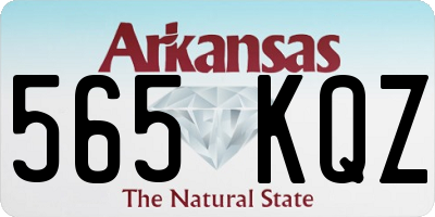 AR license plate 565KQZ