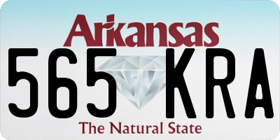 AR license plate 565KRA