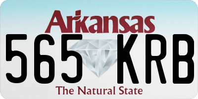 AR license plate 565KRB