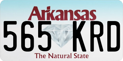 AR license plate 565KRD