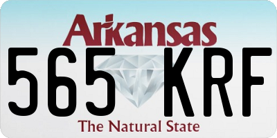 AR license plate 565KRF
