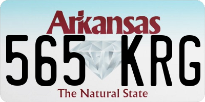 AR license plate 565KRG