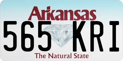 AR license plate 565KRI