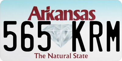 AR license plate 565KRM
