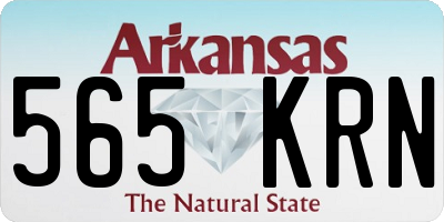 AR license plate 565KRN