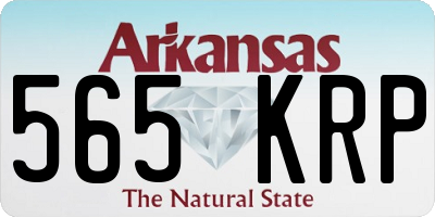 AR license plate 565KRP