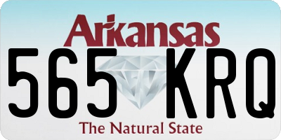 AR license plate 565KRQ