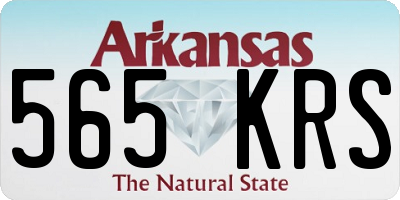 AR license plate 565KRS