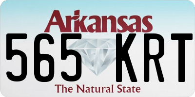 AR license plate 565KRT