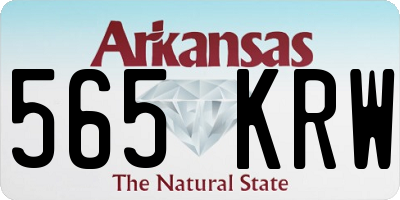 AR license plate 565KRW