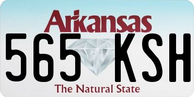 AR license plate 565KSH