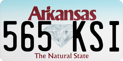 AR license plate 565KSI