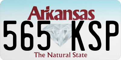 AR license plate 565KSP