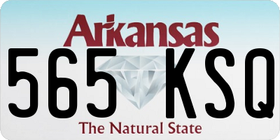 AR license plate 565KSQ