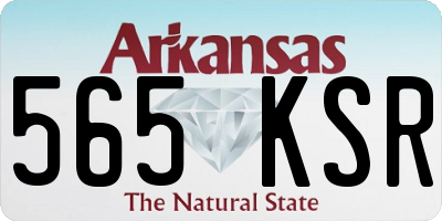 AR license plate 565KSR