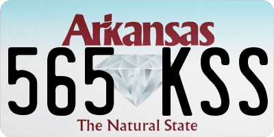 AR license plate 565KSS