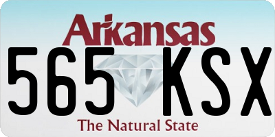 AR license plate 565KSX