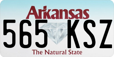 AR license plate 565KSZ