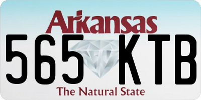 AR license plate 565KTB