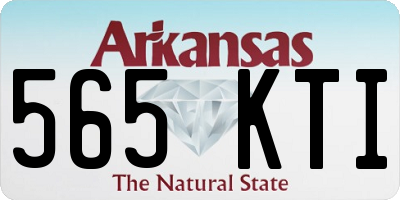 AR license plate 565KTI