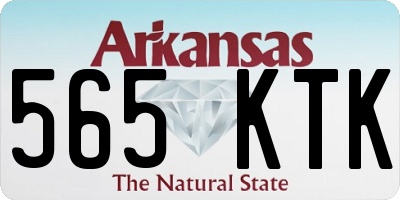 AR license plate 565KTK