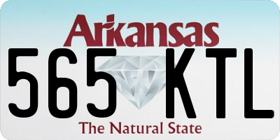 AR license plate 565KTL
