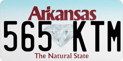 AR license plate 565KTM