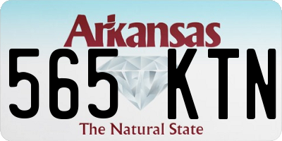 AR license plate 565KTN