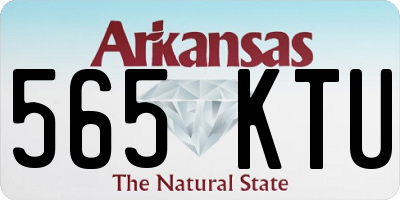 AR license plate 565KTU