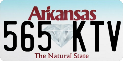 AR license plate 565KTV