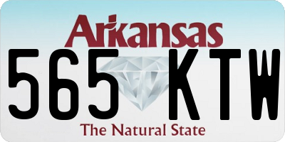 AR license plate 565KTW