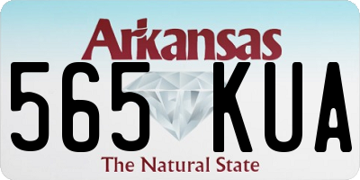 AR license plate 565KUA
